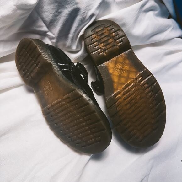 Vintage Dr. Martens Girls Mary Janes Black Size 2 - Picture 4 of 6